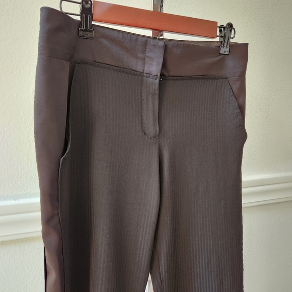 BCBGMAXAZRIA black Stripan capri size 4 - Picture 2 of 15